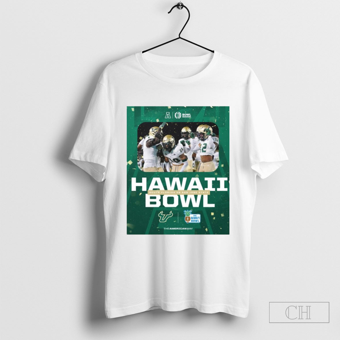 South Florida vs San Jose State Hawaii Bowl Dec 24 2024 Poster t-shirt