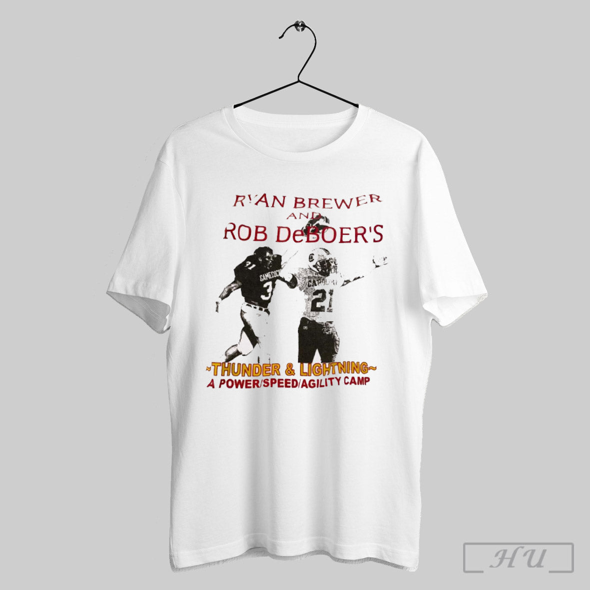 Ryan Brewer And Rob Deboers Thunder And Lightning A Power Speed Agility Camp T Shirt