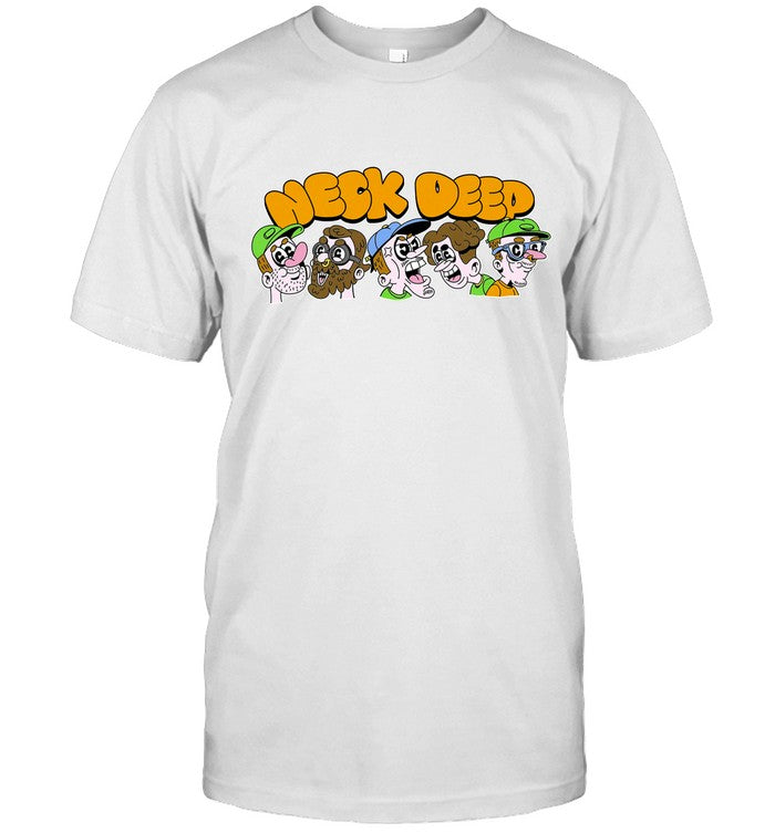 NECK DEEP CARTOON BAND HOODIE NEW