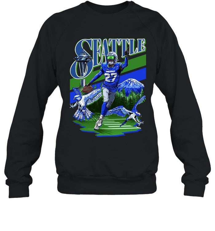 2024 Seattle Seahawks Pro Bowler DB Tariq Woolen shirt