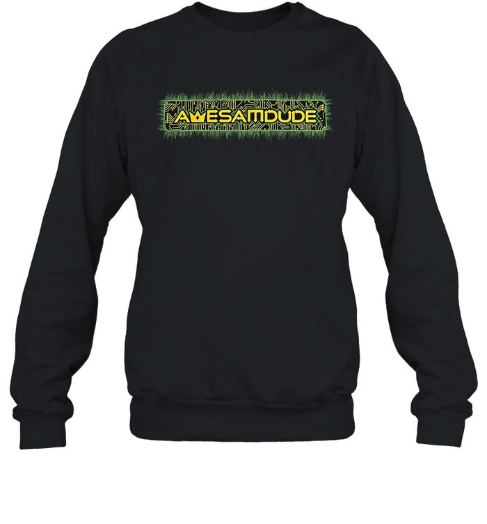 Awesamdude Circuit Board Crewneck Sweat Shirt