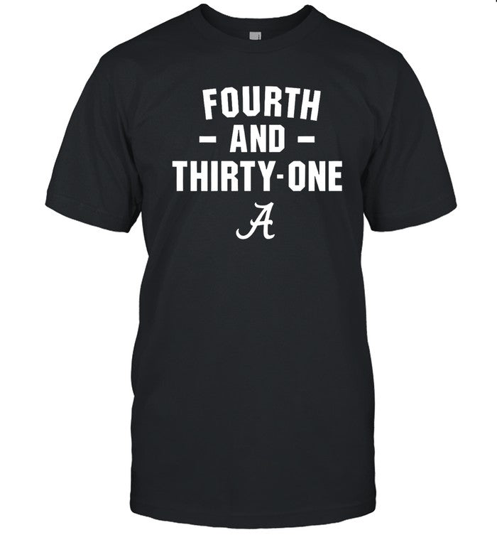 T-Shirts Alabama 4th & 31 Iron Bowl Limited_1