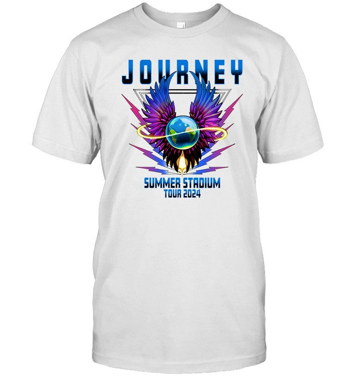 Journey 2024 Summer Stadium Tour Raglan Shirt