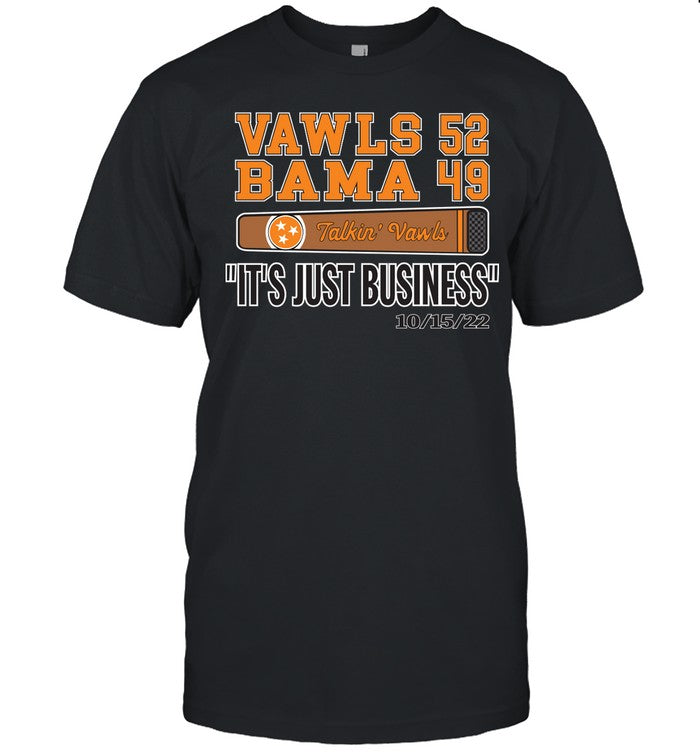 Shirt Vawls vs Bama 52 49, Talkin' Vawls Limited