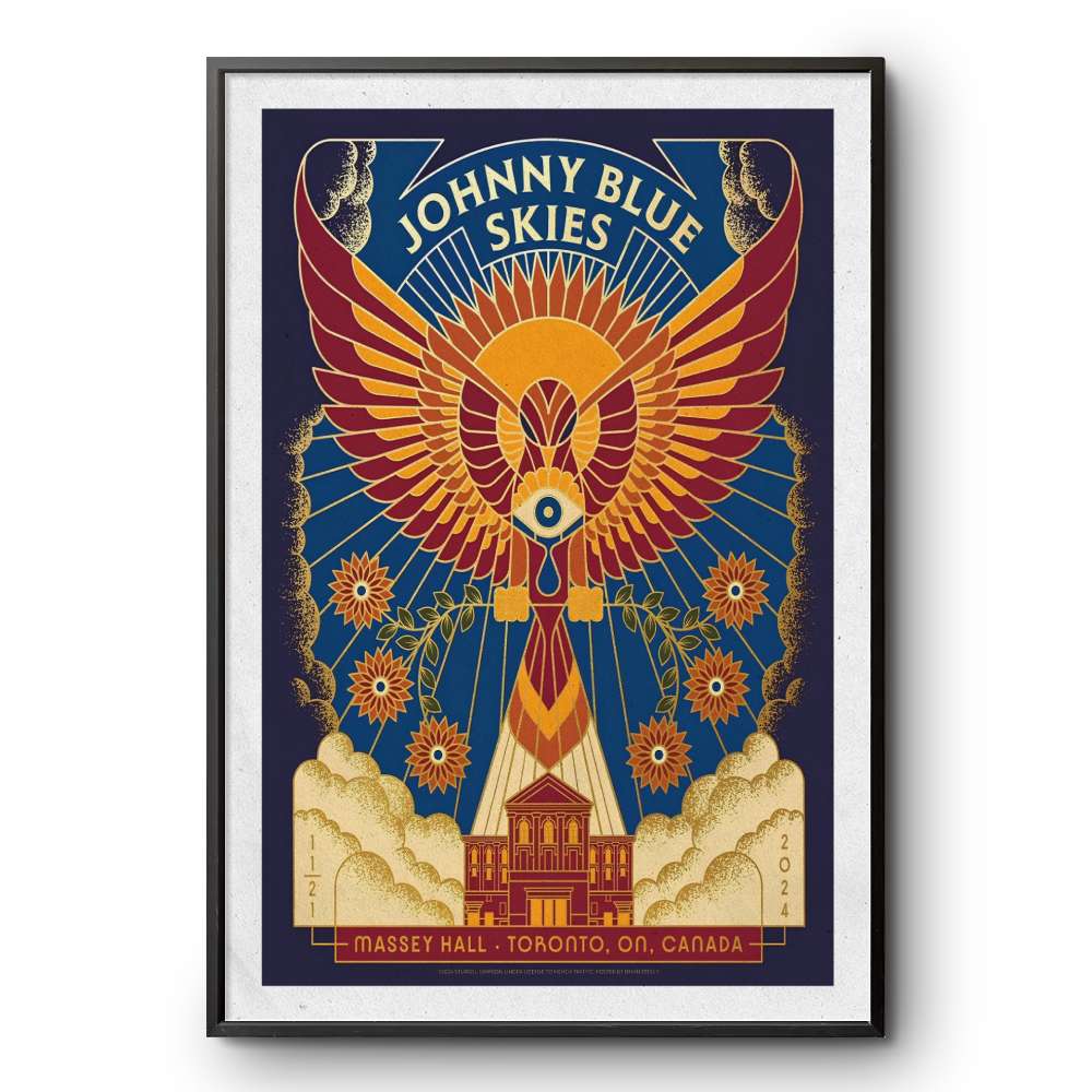 New Johnny Blue Skies Show Toronto, ON Canada November 21 2024 Poster