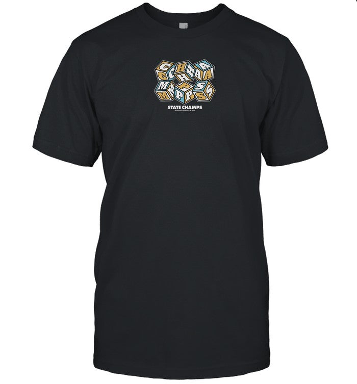T-Shirts Blocks State Champs Limited