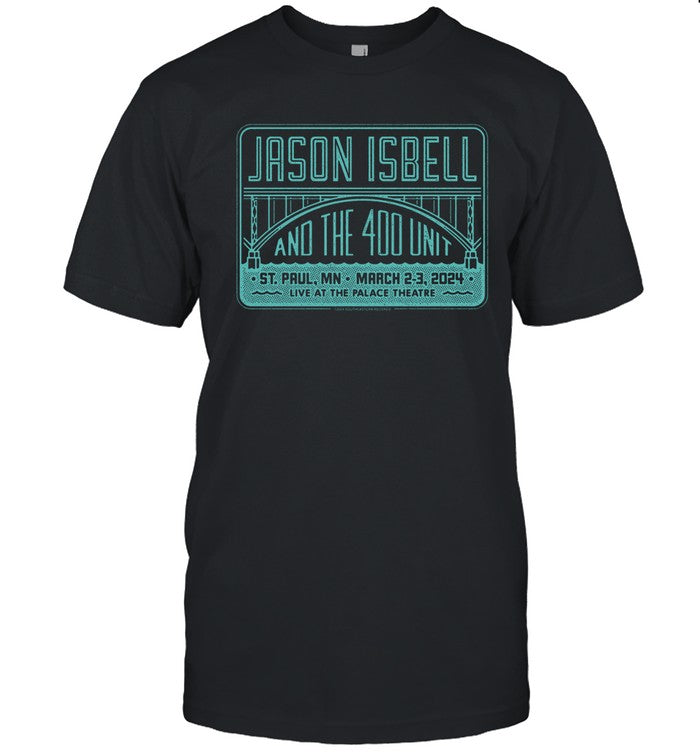 Jason Isbell And The 400 Unit March 2-3, 2024 St. Paul, MN New Shirt