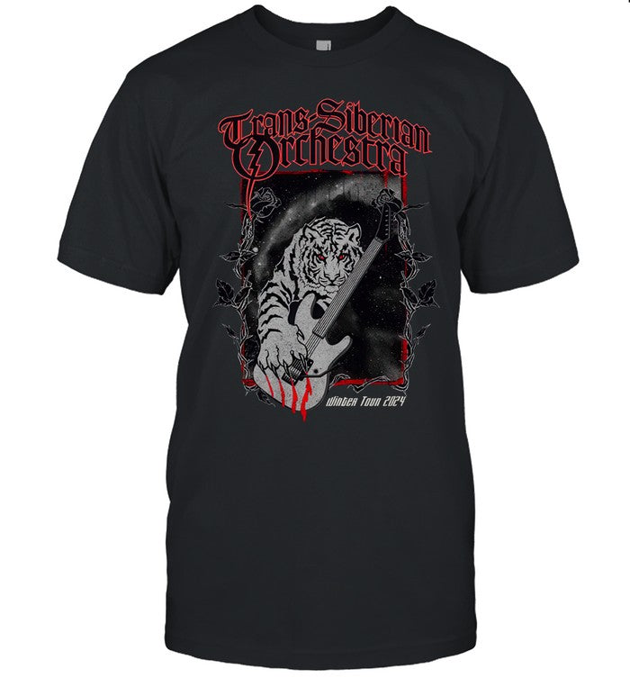 2024 Tiger Itin Winter Tour Trans Siberian Orchestra T-Shirt