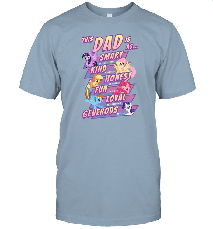 Shirt This Dad Is As Smart Kind Honest Fun Loyal Generous