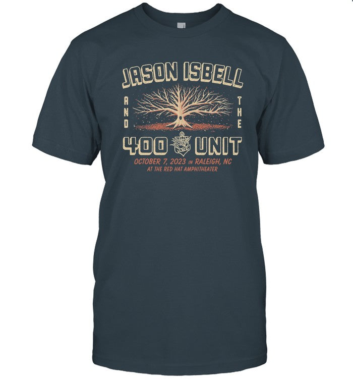Jason Isbell And The 400 Unit October 7 Raleigh, NC Event Shirt