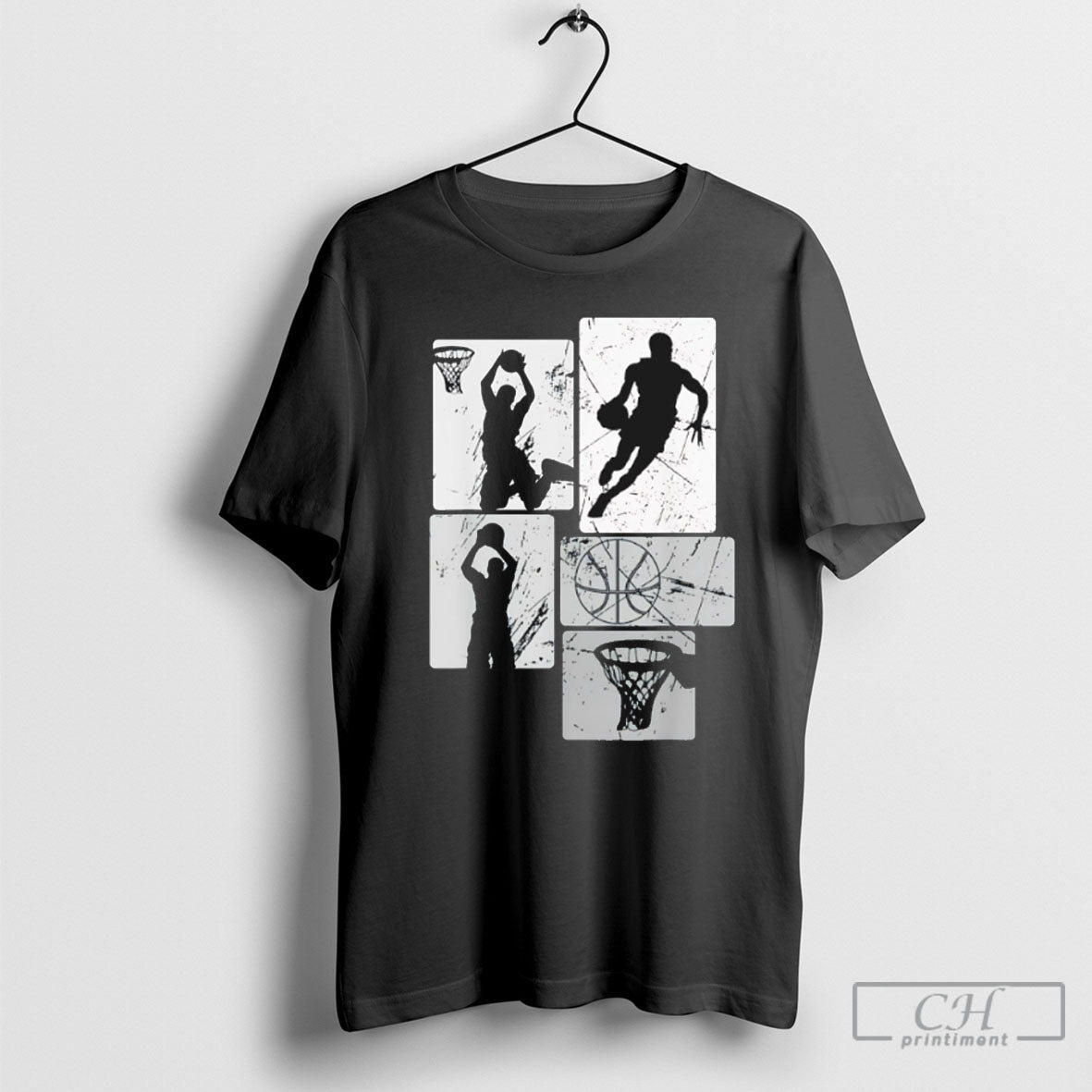 Retro Style Basketball Playing Shirts