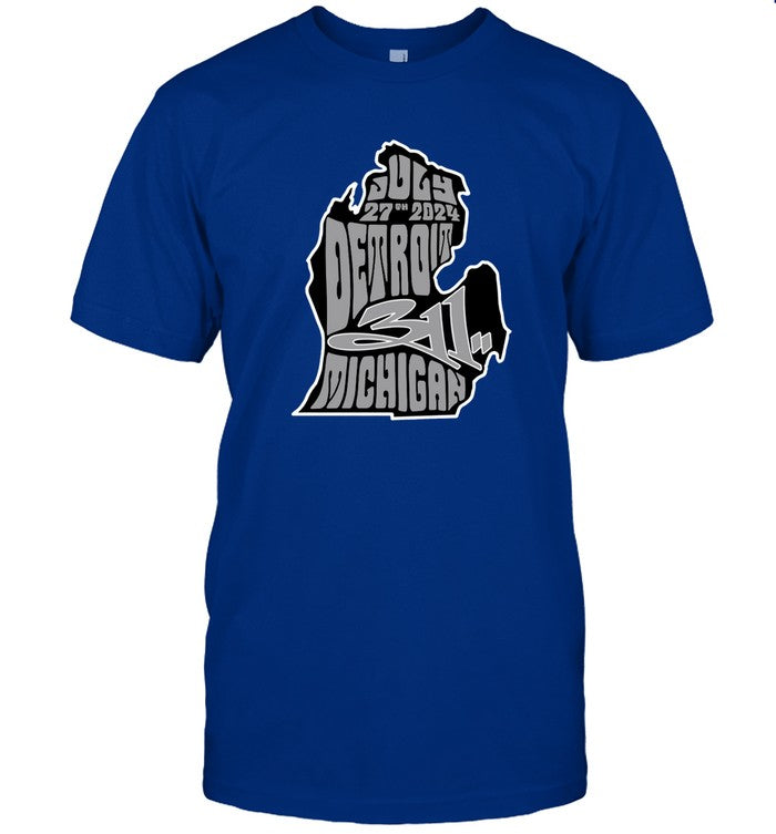 311 Michigan Lottery Amphitheatre At Freedom Hill Detroit Theater July 27 2024 T Shirt