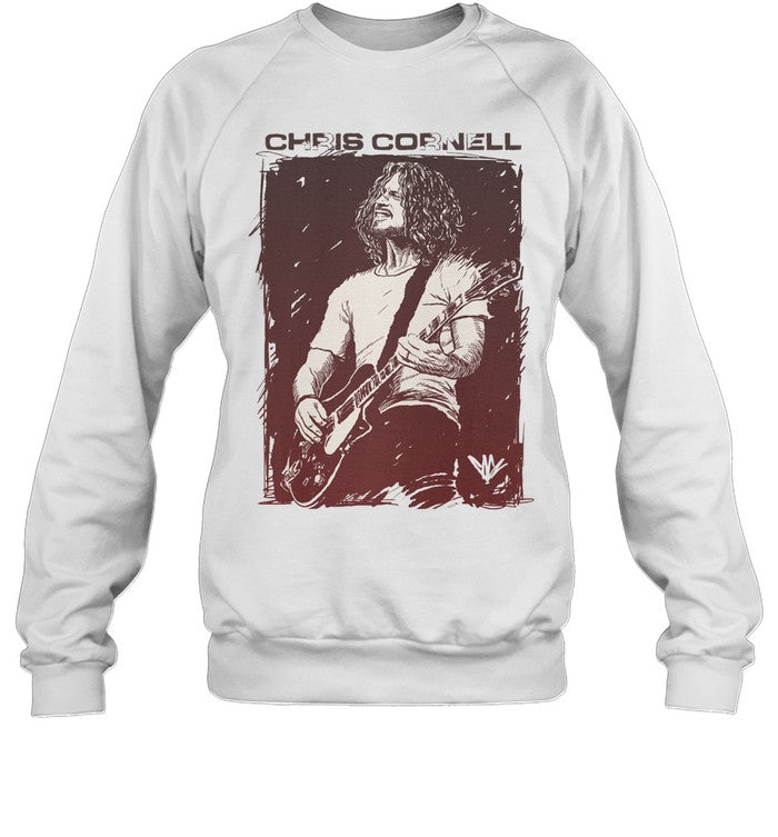 T-Shirts Chris Cornell Sketched Guitar 2023_1