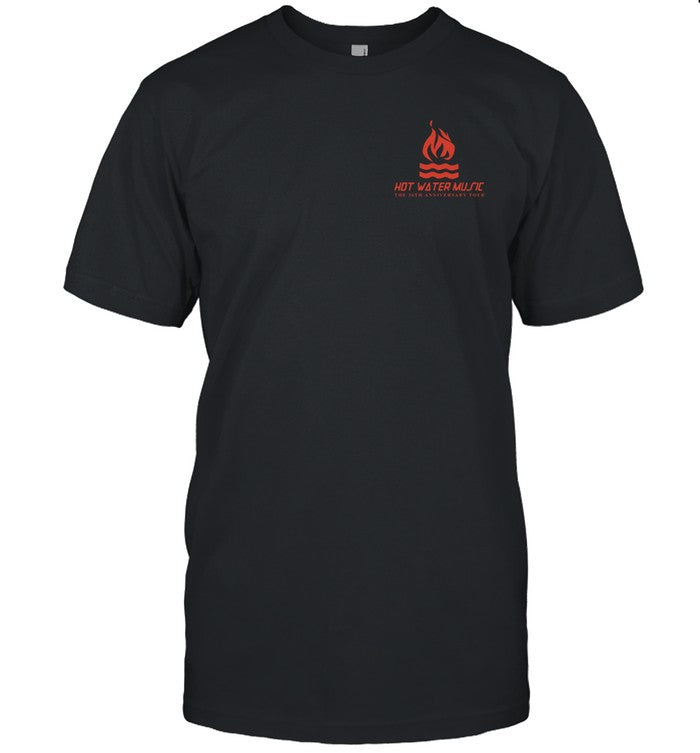 Hot Water Music Shirt The 30th Anniversary Tour