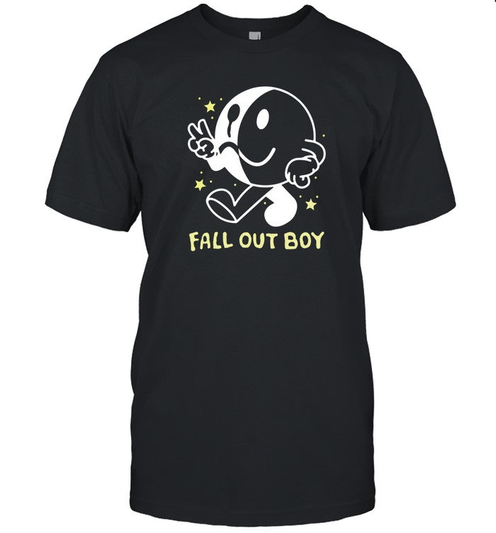 T-Shirts Fall Out Boy Peace Smiley Pullover Limited