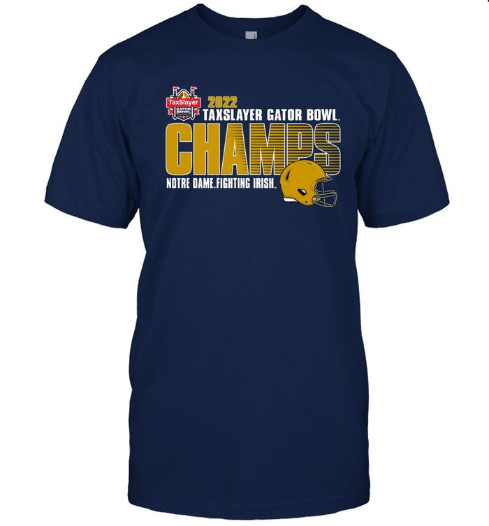 Notre Dame Fighting Irish 2022 Gator Bowl Champions Tee