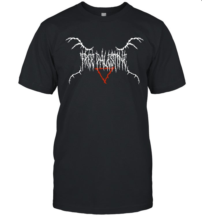 Metal Free Palestine Charity New Shirt