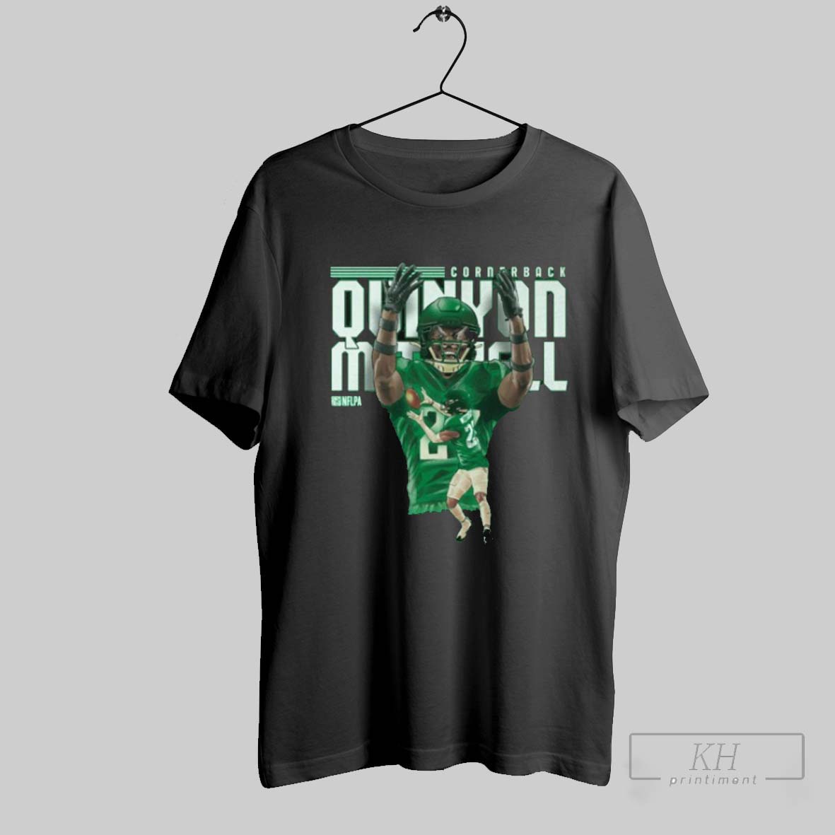 Quinyon Mitchell Philadelphia Player Name Wht Memories Shirt