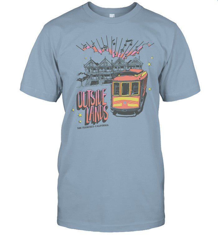 Outside Lands Trolley Youth San Francisco California T Shirt