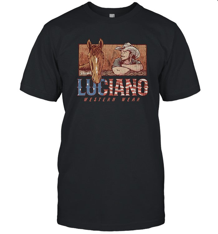 Luciano Western Wear Diesel Portrait Shirt