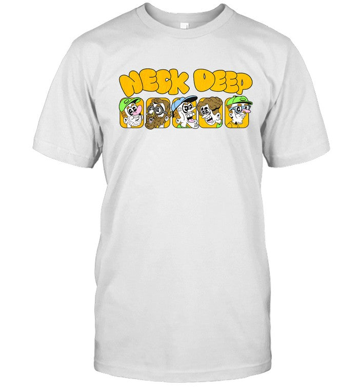 NECK DEEP CARTOON BAND NEW HOODIE