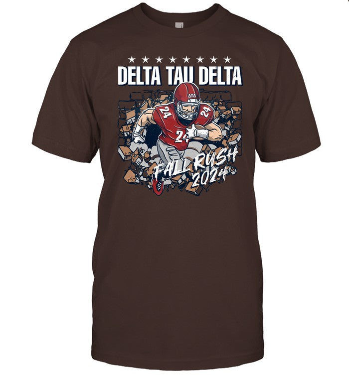 Limited Delta Tau Delta Fall Rush 2024 T-Shirt