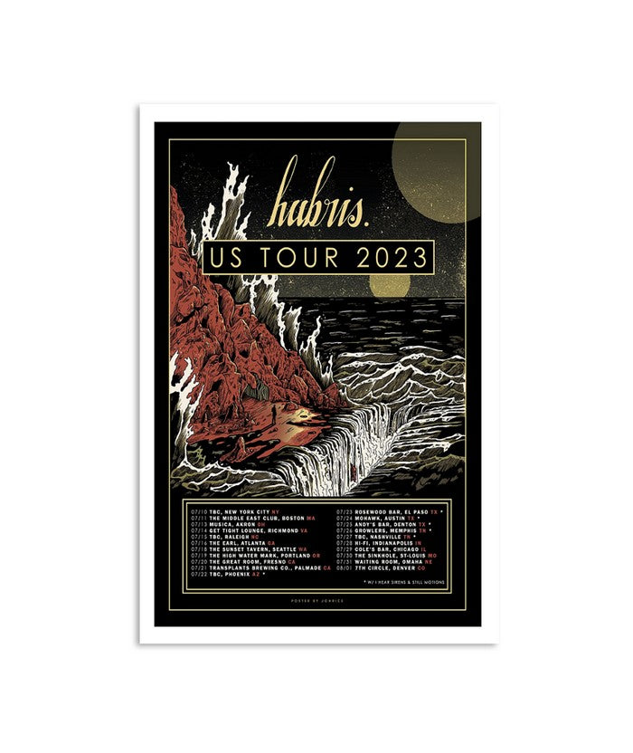 Hubris Us Tour 2023 Poster