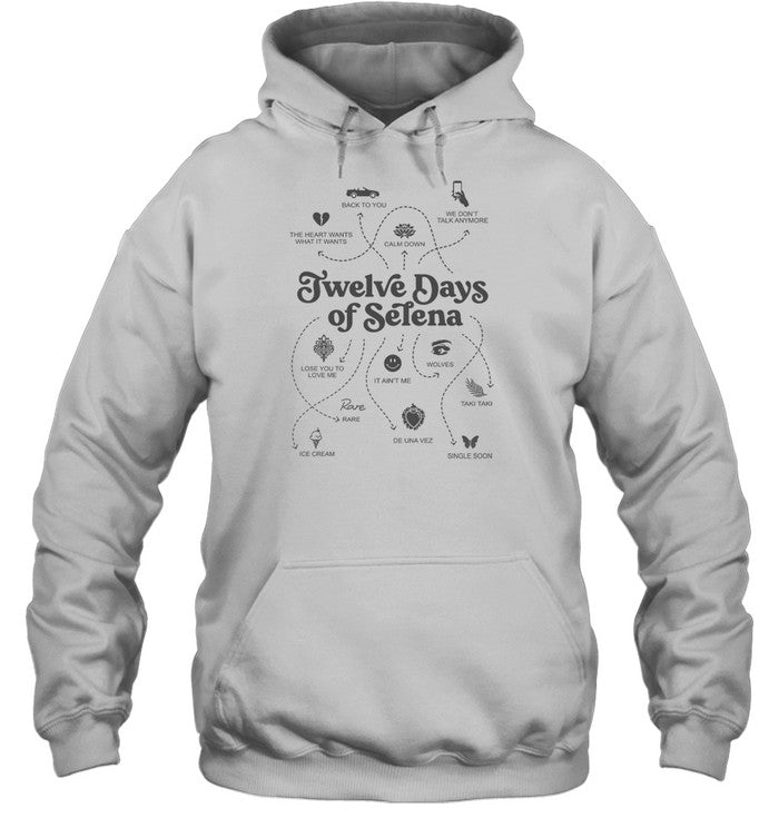 Gomezsource Twelve Days Of Selena Hooded Sweatshirt