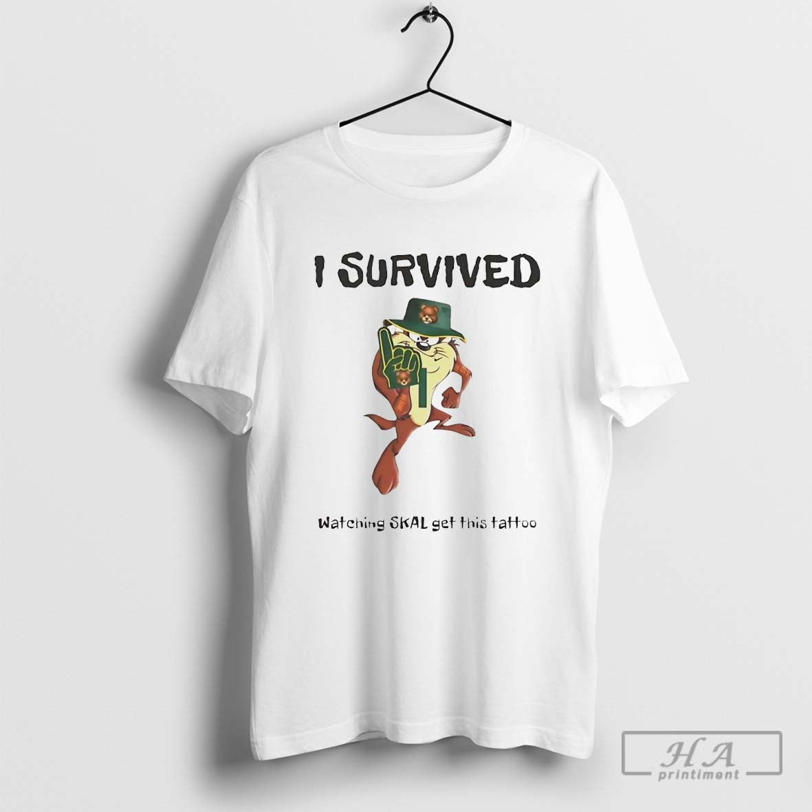 Tasmanian Devil I Survived Watching Skal Get This Tattoo Shirt