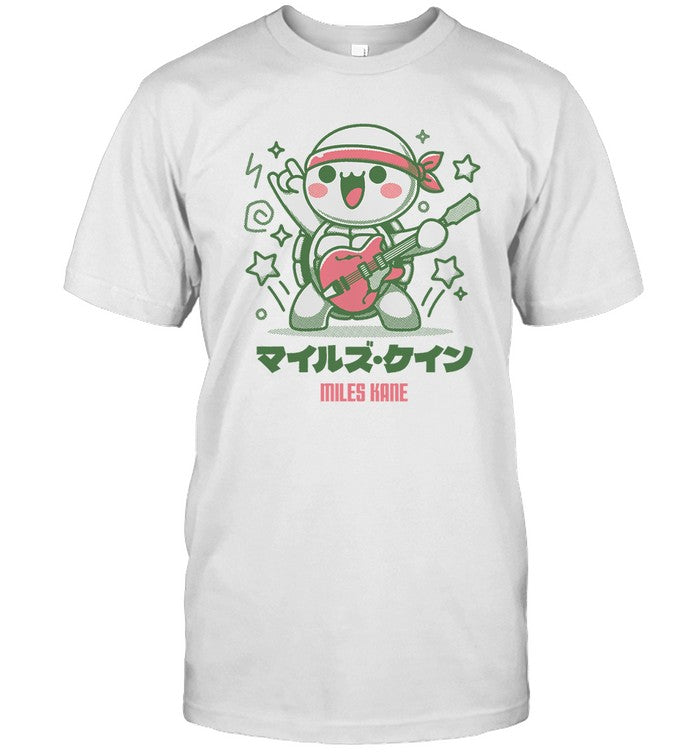 Miles Kane Turtle White New T-Shirt