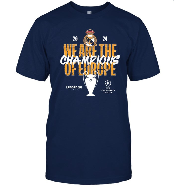 T-Shirt Real Madrid European Champions 2024