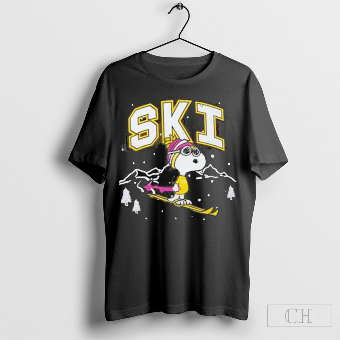Snoopy Thats A Awful Lot Of Cough Syrup Ski T Shirt