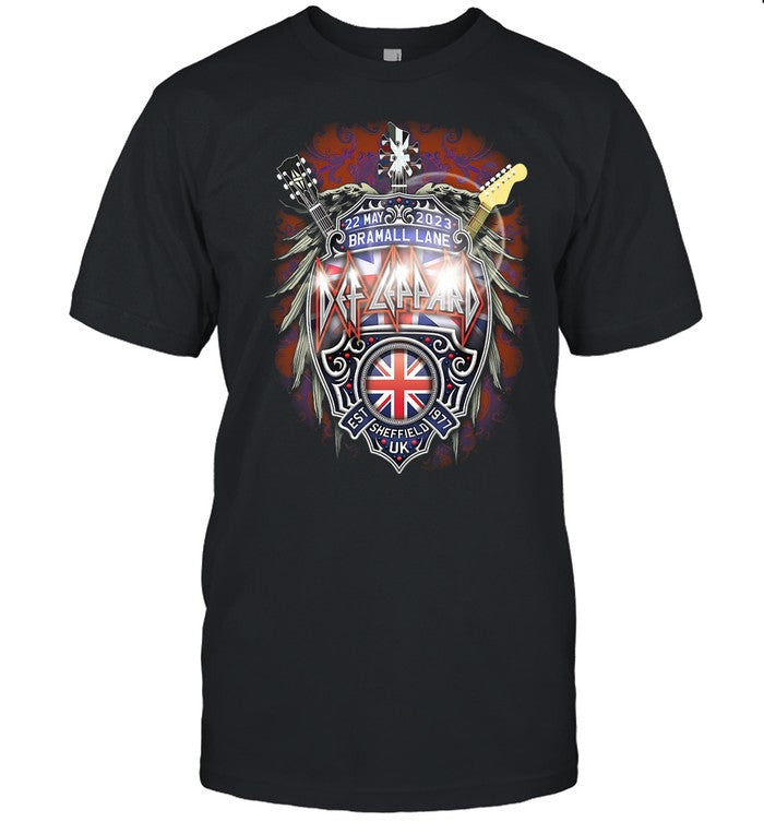 Def Leppard Sheffield, UK May 22 2023 T-Shirt