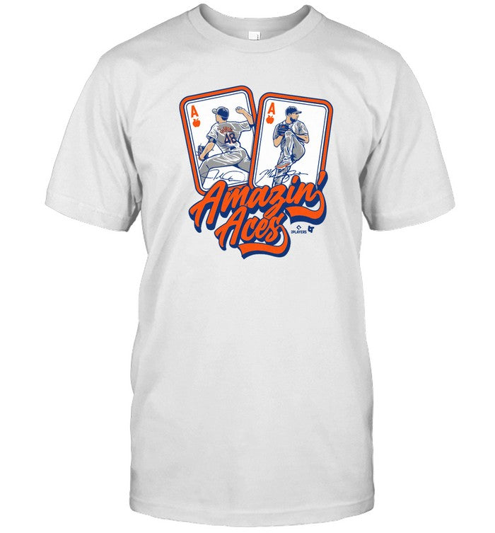 Jacob Degrom And Max Scherzer Amazin Aces Double Poker Shirt