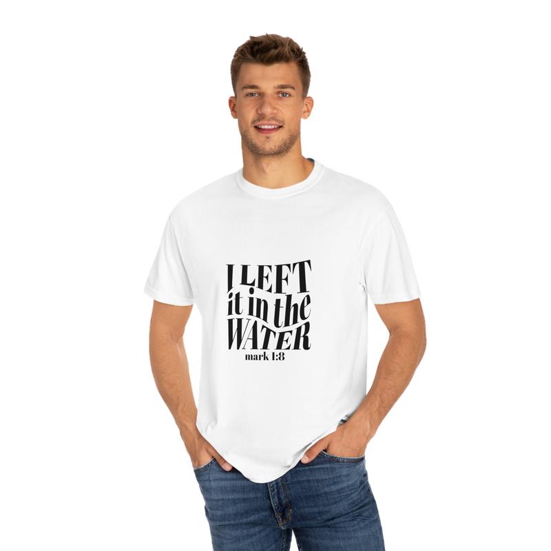 Left It In The Water Baptism Shirt Baptism Gift For Women And Men Religious Shirt Bible Verse Shirt Church Shirt Gift For Christian sweater and hoodi
