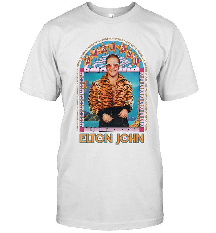 limited Elton John Caribou shirt