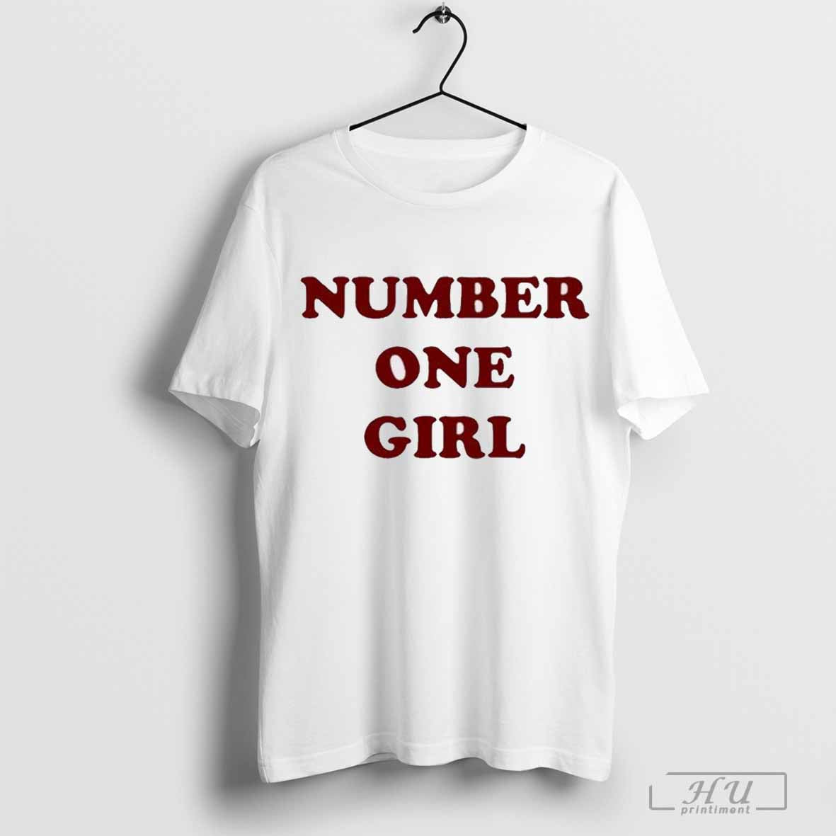 Rosé Wearing Number One Girl t-shirt