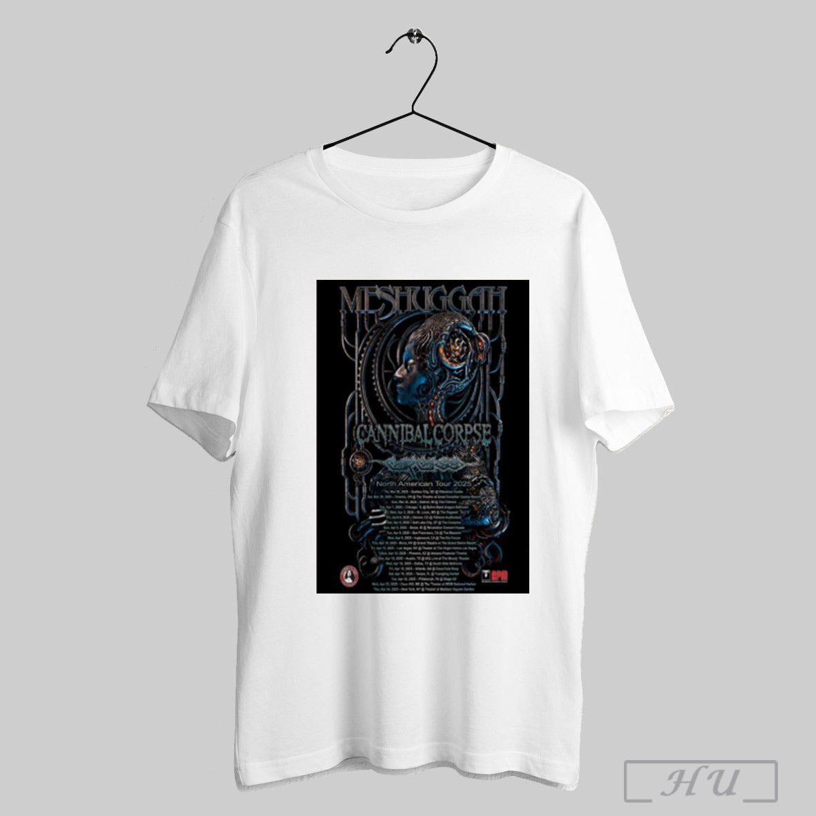 Show Meshuggah Cannibal Corpse Tour 2025 North American Shirt Sweatshirt