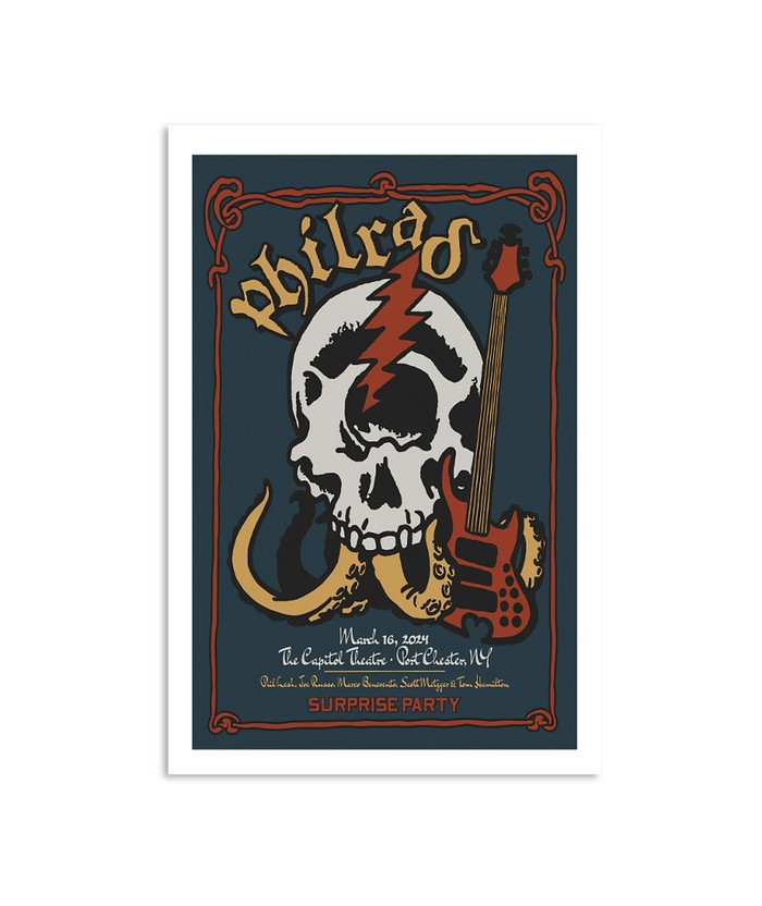 Poster Phil Lesh Poster 3.16.2024 Port Chester, NY Limited Edition Shirt