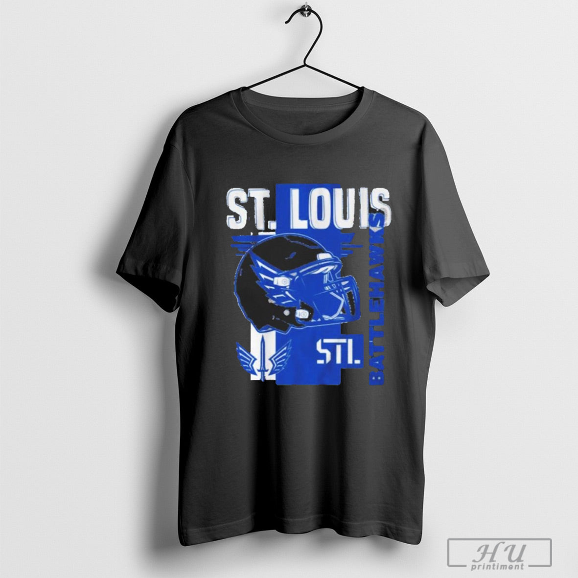 St Louis Battlehawks Helmet Template T Shirt Sweatshirt Posters
