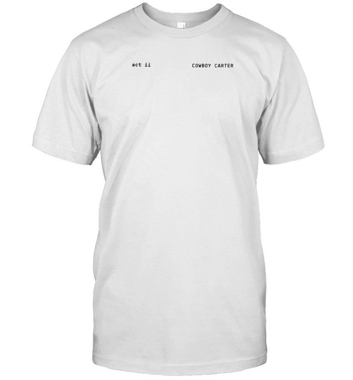 T-Shirts Beyonce Act II Cowboy Carter Limited_1