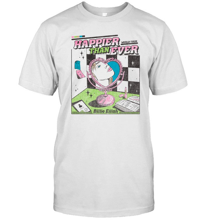 T-Shirts Billie Eilish Happier Than Ever 2023