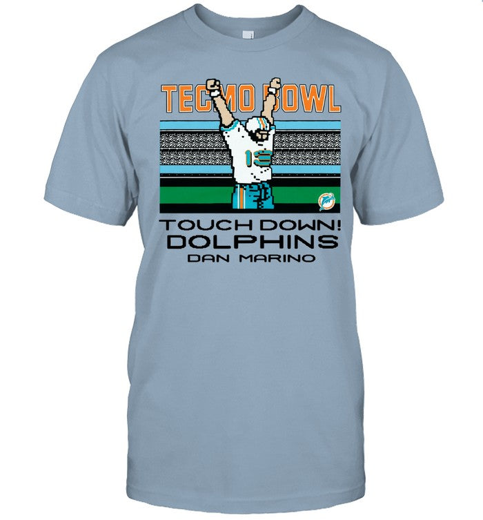 Limited Dolphins Dan Marino Tecmo Bowl T-Shirt