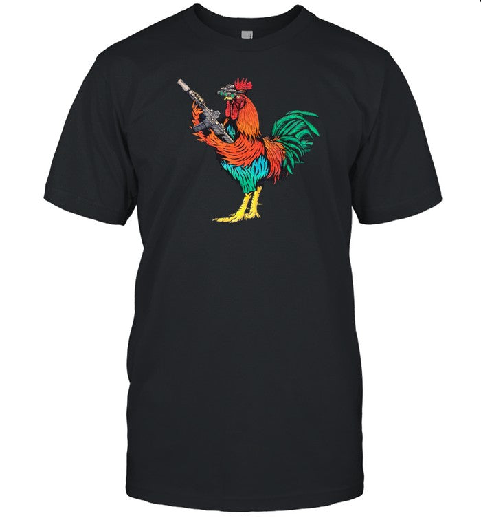 Dale Stark Tacticock Black Rifle Coffee T Shirt