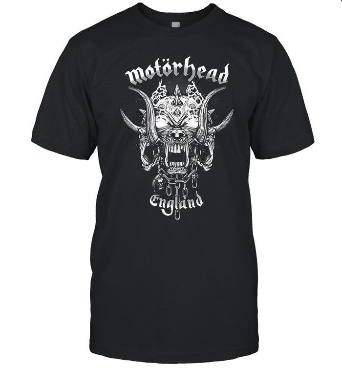 New Motörhead England Smoking SnaggletoothShirt
