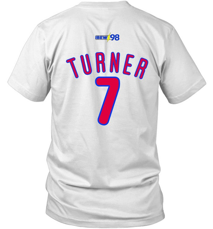 Philadelphia Phillies IBEW Local 98 Trea Turner T-Shirt