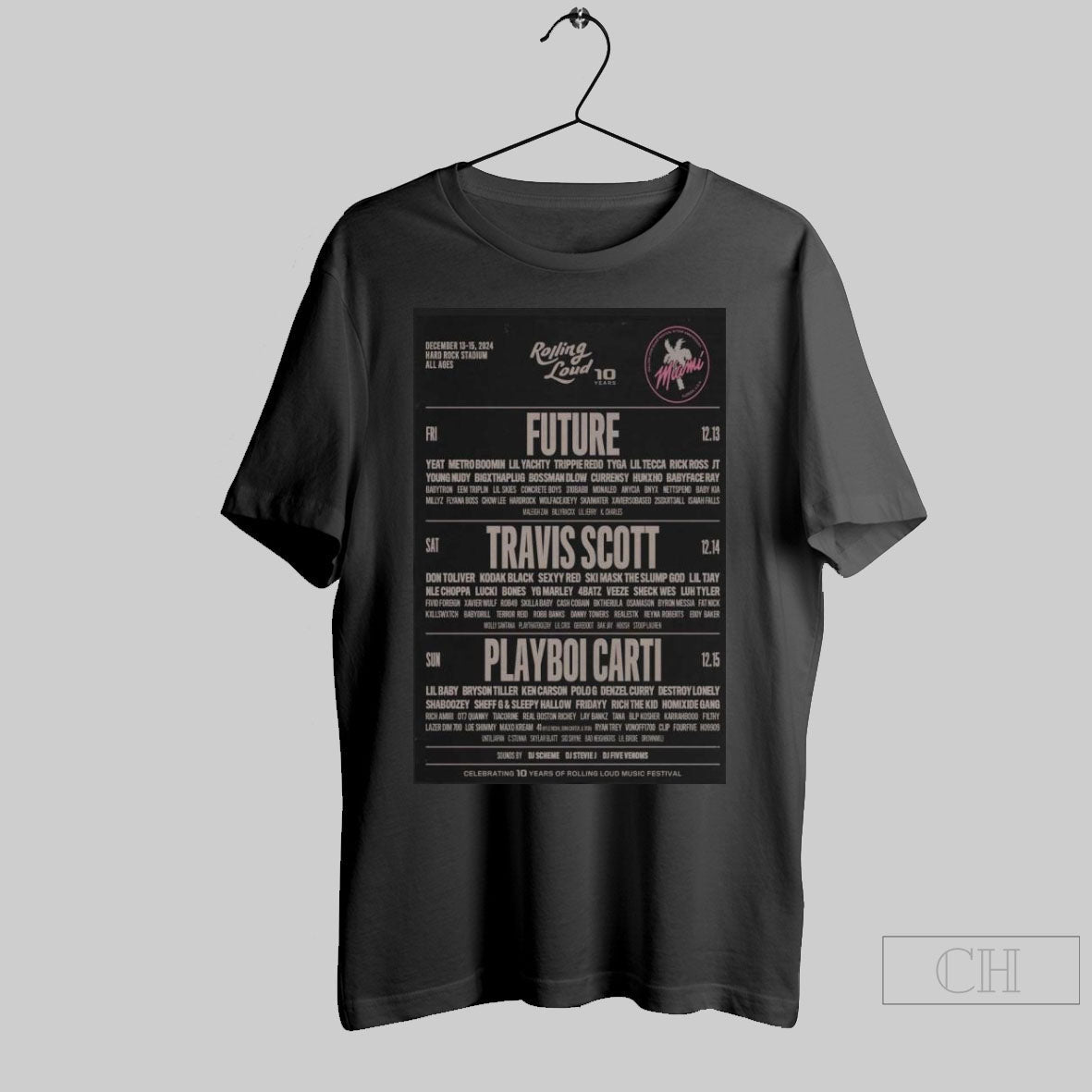 Rolling Loud Hard Rock Stadium Dec 13 15 2024 Poster All Ages Shirt Sweater