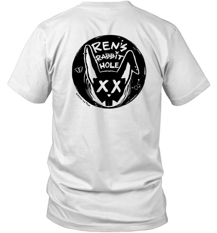 Ren Makes Music Ren Rabbit Hole White Shirt
