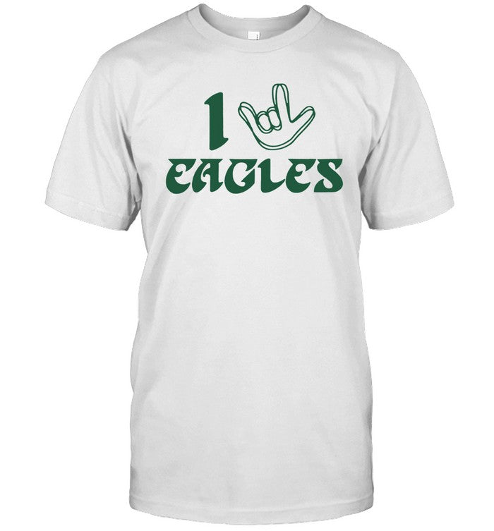 Philadelphia Eagles Love Sign T Shirt