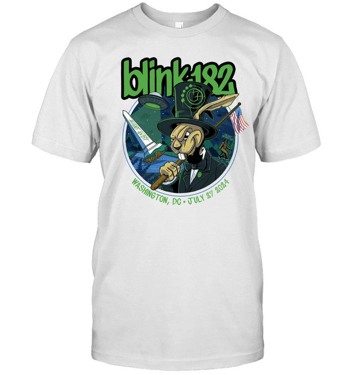 Limited Blink 182 Show Washington DC 7-27-2024 Shirt